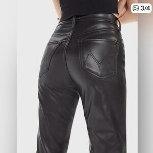 MOTHER Faux Leather Pants